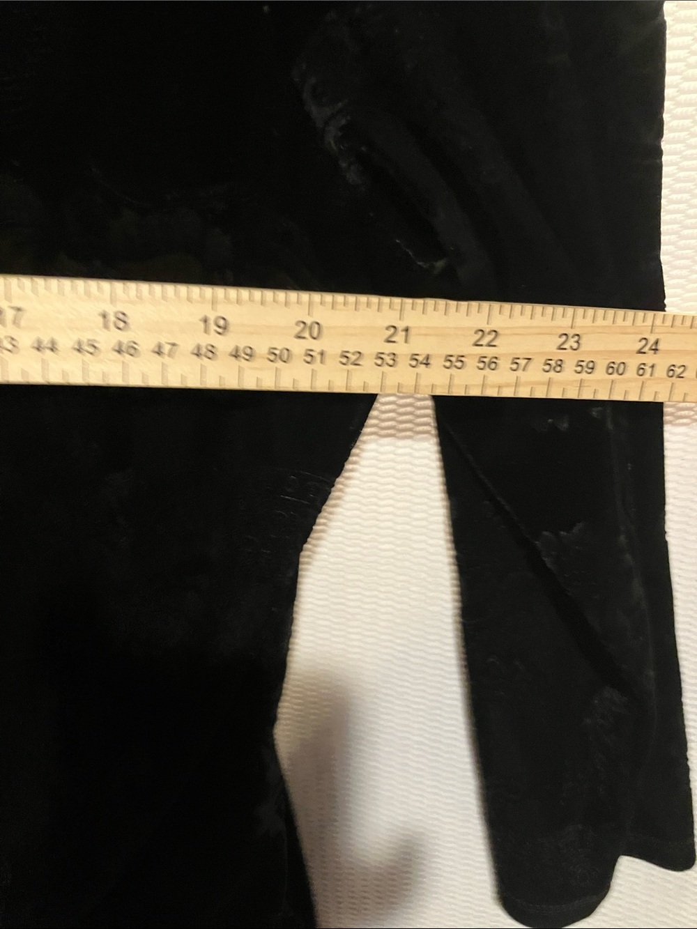 Ruby Rd black velvet blouse with a paisley pattern three-quarter sleeve - Picture 7 of 12